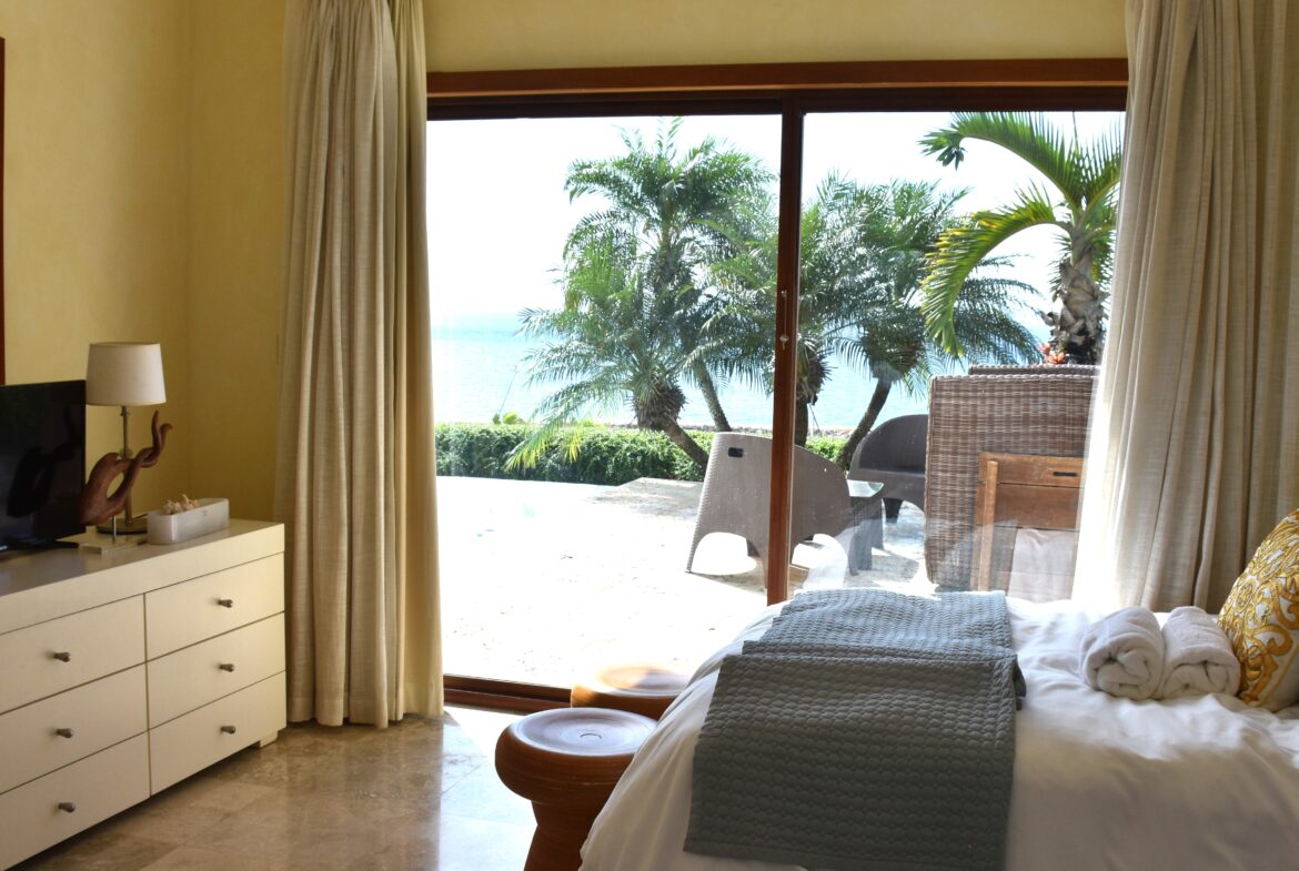 View from downstairs bedroom.