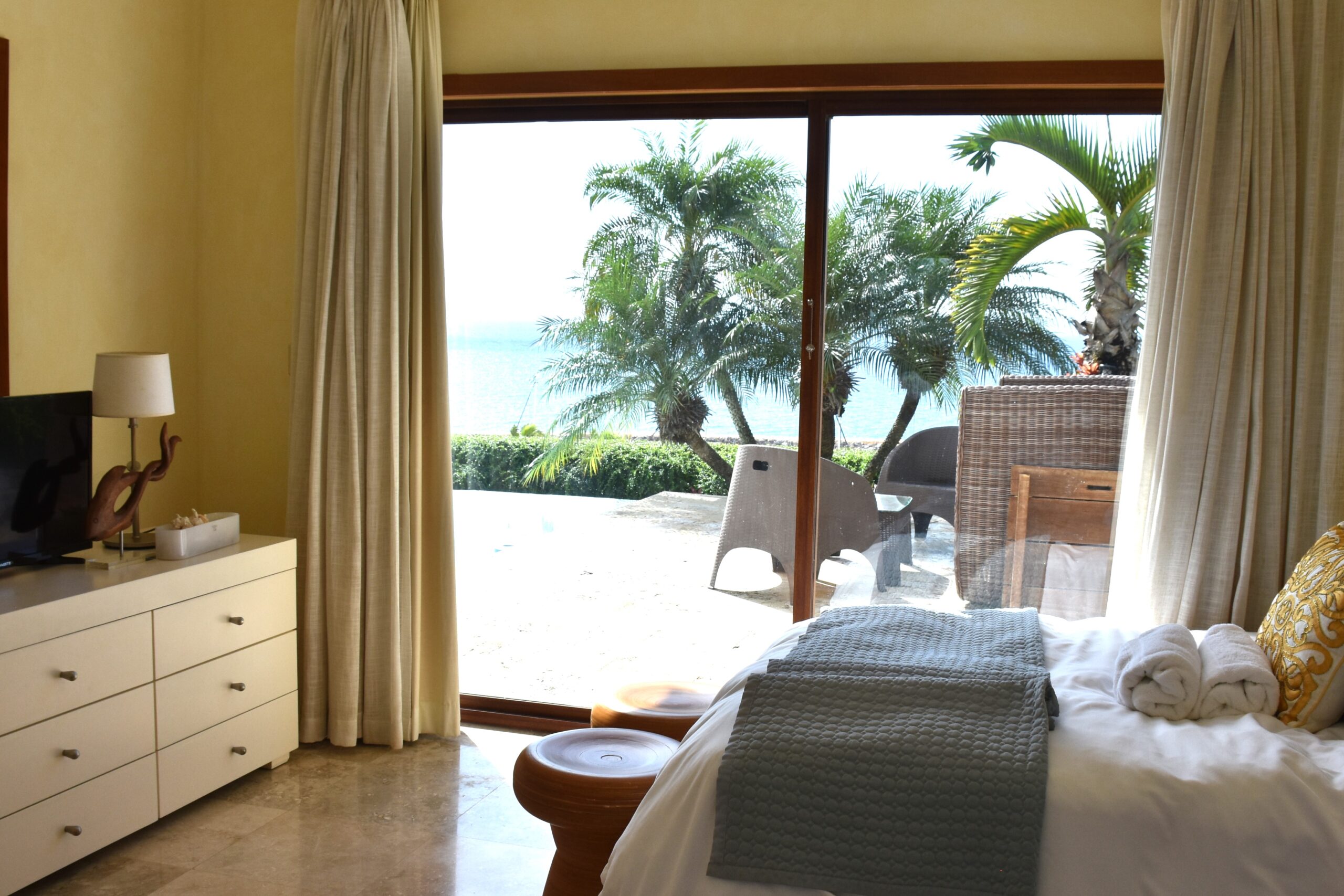 View from downstairs bedroom.