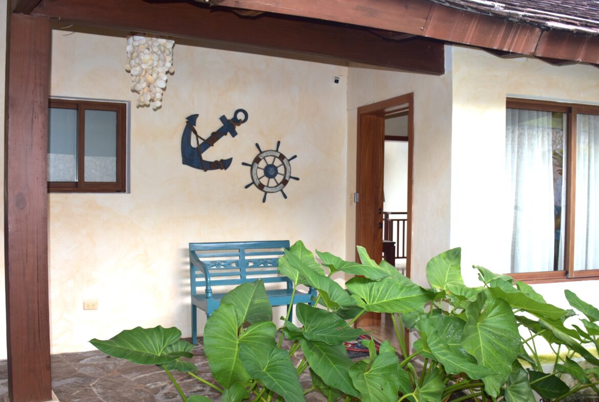 Outside front entrance.